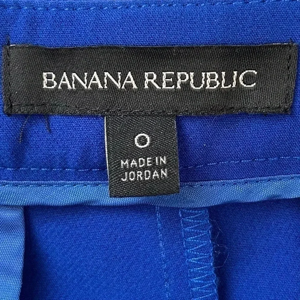 Banana Republic Shorts Scalloped  Hem Cobalt Blue Size 0 - Picture 10 of 14